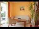 Apartments Villa Sailor - luxurious : 1 - A101 (2+2), 2 - R201 (2), 3 - SA202 (2+2), 4 - SA204 (2), 5 - SA304 (2), 6 - SA305 (2+2), 7 - R401 (2), 8 - R404 (2) Tucepi - Riviera Makarska  - Apartment - 1 - A101 (2+2): living room