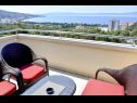 Apartments Villa Sailor - luxurious : 1 - A101 (2+2), 2 - R201 (2), 3 - SA202 (2+2), 4 - SA204 (2), 5 - SA304 (2), 6 - SA305 (2+2), 7 - R401 (2), 8 - R404 (2) Tucepi - Riviera Makarska  - Room - 7 - R401 (2): terrace