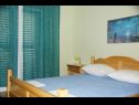 Apartments Sonja - by the sea: A1 Veliki (6+1), A2 Mali(2+1) Zivogosce - Riviera Makarska  - Apartment - A1 Veliki (6+1): bedroom