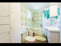 Apartments Anki - 15 m from sea: A1(4), A2(3), A3(2+1), A4 east(2+1) Zivogosce - Riviera Makarska  - Apartment - A4 east(2+1): bathroom with toilet