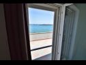 Apartments Denko - right on the beach: A1(6+2), SA2(2) Betina - Island Murter  - Apartment - A1(6+2): window view