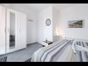 Apartments Djurdja - 20 m from beach : A1 Lucija(4+2), A2 Luka(2) Murter - Island Murter  - Apartment - A1 Lucija(4+2): bedroom