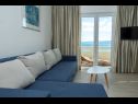 Apartments Ante - 200 m from sea : A1(2+1), A2(2+1), A3(2+2), A5(2+1), A6(2+1), A7(2), A8(2+1) Duce - Riviera Omis  - Apartment - A3(2+2): living room
