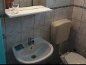 Apartments Boro - sea view SA1(3), SA2(3), SA3(3) Dugi Rat - Riviera Omis  - Studio apartment - SA1(3): bathroom with toilet