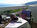 Apartments Boro - sea view SA1(3), SA2(3), SA3(3) Dugi Rat - Riviera Omis  - Studio apartment - SA1(3): terrace