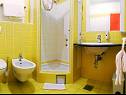 Hotel - 3 STAR Hotel on the beach - Krilo Jesenice - Riviera Omis  - Croatia - Room - Family R 102, R 103 (2+1), Family R 202, R 203 (2+1): bathroom with toilet