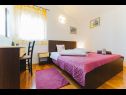 Apartments Mari - sea view apartments: A1(2) Borna, A2(4) Iva, A3(4) Silver, A4(4) Red Nemira - Riviera Omis  - Apartment - A4(4) Red: bedroom