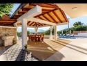 Holiday home Jurica-with heated pool: H(8) Nova Sela - Riviera Omis  - Croatia - covered terrace (house and surroundings)