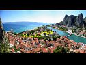 Apartments Sunce - in center with parking: A1(2+2) Omis - Riviera Omis  - house