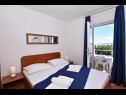 Apartments Rene - seaview & parking space: A1(2+2), A2(2+2), A3(6+2) Omis - Riviera Omis  - Apartment - A1(2+2): bedroom