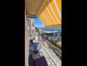 Apartments Aurel - sea view: A1(4+1) Omis - Riviera Omis  - balcony view
