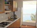Apartments Mako - 15m from beach: A1(7), B2(2+3), SA C3(2), D4(5) Pisak - Riviera Omis  - Apartment - A1(7): kitchen