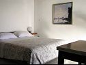 Apartments Mako - 15m from beach: A1(7), B2(2+3), SA C3(2), D4(5) Pisak - Riviera Omis  - Apartment - D4(5): bedroom