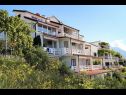 Apartments Ivo - sea view; A1(2+2), A3(2+2), A5(4), SA4(2+1), SA2(2+1) Pisak - Riviera Omis  - house