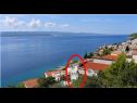  Neve - 100 m from pebble beach: A1(4), A2(2+1), A3(4), A4(2+1) Pisak - Riviera Omis  - house
