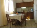Apartments Mirja - only 50 m from sea: A1(2+2), A2(4+1) Pisak - Riviera Omis  - Apartment - A2(4+1): kitchen and dining room