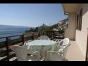 Apartments Mirja - only 50 m from sea: A1(2+2), A2(4+1) Pisak - Riviera Omis  - Apartment - A2(4+1): terrace