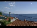 Apartments Mirja - only 50 m from sea: A1(2+2), A2(4+1) Pisak - Riviera Omis  - Apartment - A2(4+1): sea view