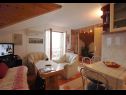 Apartments Šera - 50 m from beach: A1(4), A2(4), A3(2+2) Pisak - Riviera Omis  - Apartment - A3(2+2): living room