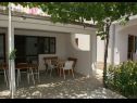 Apartments Niko - 50 m from pebble beach: SA1(2+1), SA2(2+1), SA3(2+1), A4(3+1), A5 Prizemlje(3+1), A6 Prvi kat(3+1) Pisak - Riviera Omis  - Studio apartment - SA2(2+1): garden terrace