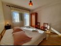 Apartments Blaženka - panoramic sea view: A1(4+2), A2(4+1) Pisak - Riviera Omis  - Apartment - A1(4+2): bedroom