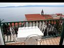 Apartments Blaženka - panoramic sea view: A1(4+2), A2(4+1) Pisak - Riviera Omis  - Apartment - A2(4+1): balcony