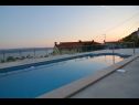 Apartments Saga - with swimming pool A2(2+1), A3(6) Ruskamen - Riviera Omis  - swimming pool