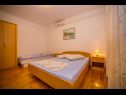 Apartments Saga - with swimming pool A2(2+1), A3(6) Ruskamen - Riviera Omis  - Apartment - A2(2+1): bedroom