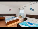 Apartments Franka - beautiful sea view & parking: A1(3), A2(2+2), A3(2+2), A4(3+1) Stanici - Riviera Omis  - Apartment - A4(3+1): bedroom