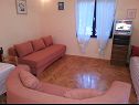Apartments Zvone - 50 M from the sea : A4 prizemlje (2+2) Sumpetar - Riviera Omis  - Apartment - A4 prizemlje (2+2): living room