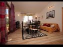 Apartments Jugana - with pool : A1 donji(4), A2 gornji(4) Sumpetar - Riviera Omis  - Apartment - A2 gornji(4): living room