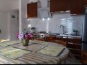 Apartments Jugana - with pool : A1 donji(4), A2 gornji(4) Sumpetar - Riviera Omis  - Apartment - A1 donji(4): kitchen and dining room