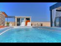 Holiday home Ira-70m from the beach and with pool: H(6+1) Kosljun - Island Pag  - Croatia - swimming pool