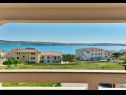 Apartments Kosta - 150 m from beach: A1(2+1), A3(4+1), A4 Kat (2+1) Kustici - Island Pag  - Apartment - A4 Kat (2+1): terrace view