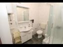 Apartments Mare-200 m from the beach A1(2+2), A2(4), A3(2) Mandre - Island Pag  - Apartment - A1(2+2): bathroom with toilet