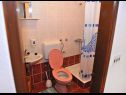 Apartments Draga - 15 m from pebble beach: SA1(4), A2(4+2), A4(3+1) Metajna - Island Pag  - Studio apartment - SA1(4): bathroom with toilet