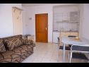 Apartments Boris - 150 m from beach: A7(2+1), A6(2+1), A4(2+2), A8(3+1), A5(4+1) Novalja - Island Pag  - Apartment - A6(2+1): living room