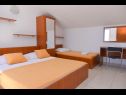 Apartments Boris - 150 m from beach: A7(2+1), A6(2+1), A4(2+2), A8(3+1), A5(4+1) Novalja - Island Pag  - Apartment - A8(3+1): bedroom