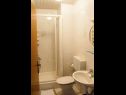 Apartments ErikaS - 100m from sea: A2(2), A4(4), A5(2), A6(4) Novalja - Island Pag  - Apartment - A5(2): bathroom with toilet