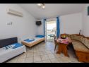 Apartments Mark - 200 m from sea: M1(2+2), M2(2+2), M3(2+2), M4(2+2), M5(4+2) Novalja - Island Pag  - Apartment - M4(2+2): living room