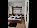 Apartments Nives - great location: A1(6), A5(2), A6(2), A7(2) Novalja - Island Pag  - Apartment - A6(2): bedroom