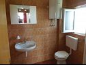 Apartments Zoki - free parking A1 mali (2+2), A2 veliki (2+2), A3 donji (2+2) Povljana - Island Pag  - Apartment - A2 veliki (2+2): bathroom with toilet