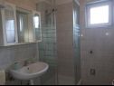 Apartments Branko A1(4+2), A2(2+2), A3(4+2), A4(2+2) Povljana - Island Pag  - Apartment - A1(4+2): bathroom with toilet