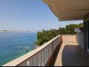 Apartments Grand view - 2m from the beach : A1(6) Stara Novalja - Island Pag  - Apartment - A1(6): terrace