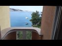 Apartments Grand view - 2m from the beach : A1(6) Stara Novalja - Island Pag  - Apartment - A1(6): window view