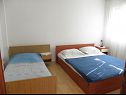 Apartments Zdrave - near beach: A1(3), A2(2+1), A3(3+1), A4(3), A5(3), A6(5+1), A7(5+1) Vlasici - Island Pag  - Apartment - A3(3+1): bedroom
