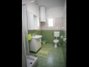 Apartments Ana - great location, near the beach A1(9), A2(4) Vlasici - Island Pag  - Apartment - A1(9): bathroom with toilet