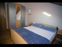 Apartments Egidio - 100m from the sea A7(4+1), A8(2+1), A9(2+2) Zubovici - Island Pag  - Apartment - A9(2+2): bedroom