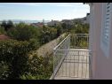 Apartments Božica - 30m from the sea A1(5) Tkon - Island Pasman  - Apartment - A1(5): terrace
