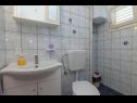 Apartments Krešo - 100 m from sea A1 desni(4+1), A2 lijevi(5), A3(2) Tkon - Island Pasman  - Apartment - A1 desni(4+1): bathroom with toilet